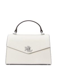 Lauren Ralph Lauren - LAUREN RALPH LAUREN Torebka Farrah 431966765001 Biały. Kolor: biały. Materiał: skórzane