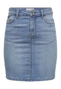 JDY Spódnica jeansowa Moon 15346528 Niebieski Regular Fit. Kolor: niebieski. Materiał: bawełna