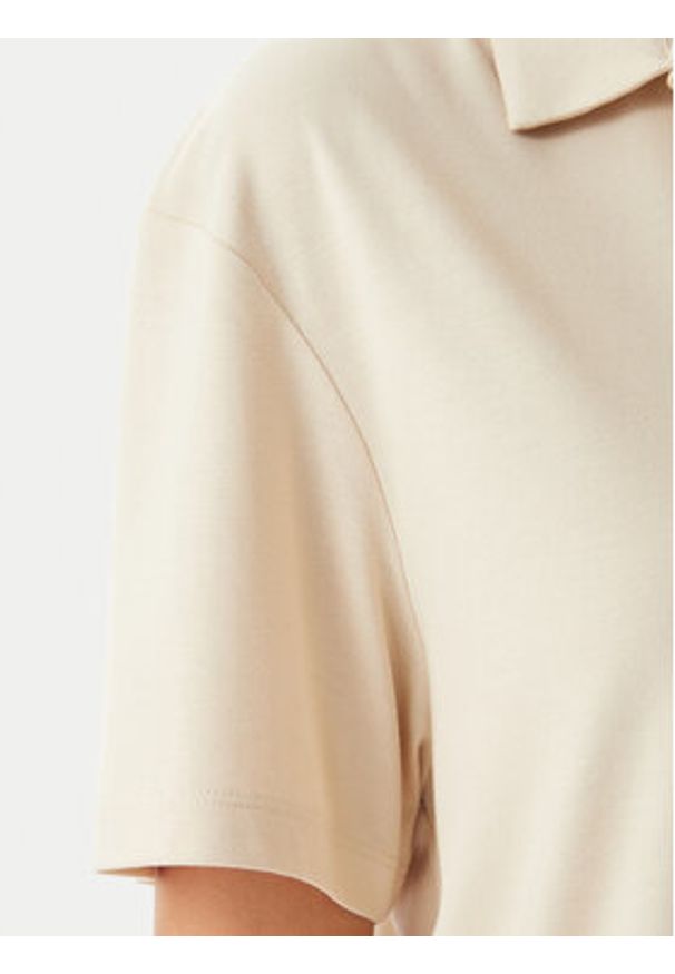 EA7 Emporio Armani Polo 7W001462 AF13919 U1088 Beżowy Regular Fit. Typ kołnierza: polo. Kolor: beżowy