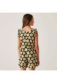 Regatta - Kostium kąpielowy dziewczęcy Orla Kiely Playsuit. Kolor: czarny. Materiał: bawełna
