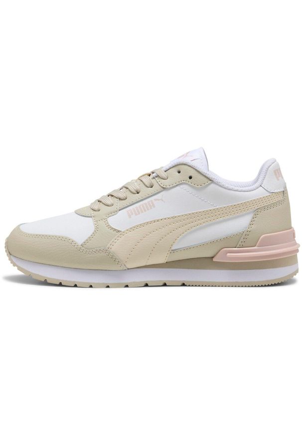 Adidasy Puma St Runner V4 L Jr, Dla obu płci. Kolor: beżowy. Materiał: skóra ekologiczna, materiał. Sport: fitness