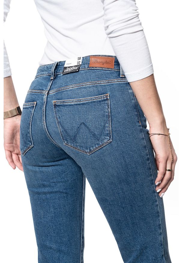 Wrangler - WRANGLER STRAIGHT DAMSKIE SPODNIE JEANSOWE JEANSY DŻINSY 112128502