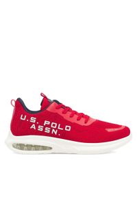 U.S. Polo Assn. Sneakersy ACTIVE001 Czerwony. Kolor: czerwony. Materiał: materiał