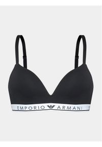 Biustonosz bezfiszbinowy Emporio Armani Underwear. Kolor: czarny
