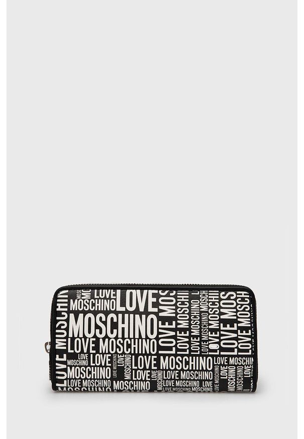 Love Moschino - Portfel. Kolor: czarny. Materiał: materiał