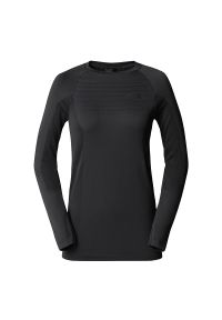 Koszulka The North Face Sport Crew Neck 0A89NWJK31 - czarna. Kolor: czarny. Materiał: materiał, poliamid, syntetyk, elastan. Długość rękawa: długi rękaw. Długość: długie. Sezon: zima. Sport: narciarstwo, snowboard