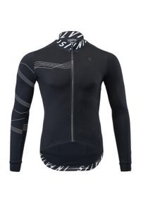 Dżersej z długim rękawem Silvini Varano. Kolor: czarny, biały, wielokolorowy. Materiał: jersey. Długość rękawa: długi rękaw. Długość: długie. Sezon: zima. Sport: kolarstwo