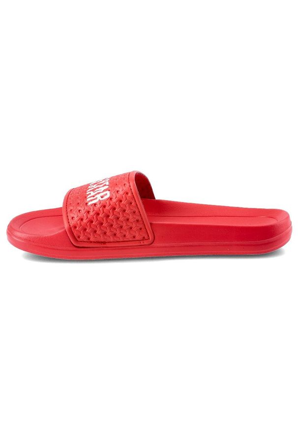 Big-Star - Czerwone Klapki Big Star Dziecięce Buty Na Lato. Okazja: na co dzień. Kolor: czerwony. Materiał: materiał. Sezon: lato. Styl: wakacyjny, casual