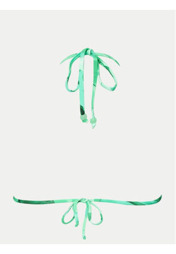 Seafolly Góra od bikini Secret Garden 31412-220 Zielony. Kolor: zielony. Materiał: syntetyk