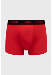 Hugo - HUGO bokserki 3-pack męskie kolor czerwony. Kolor: czerwony #6
