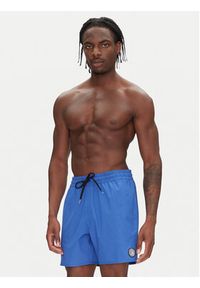 Volcom Szorty kąpielowe Lido A2512503 Niebieski Regular Fit. Kolor: niebieski. Materiał: syntetyk
