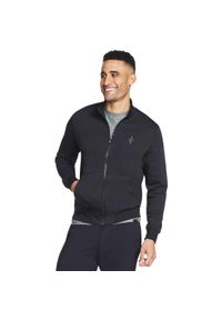 skechers - Kurtka Skechers GO WALK Everywhere Jacket, Mężczyźni. Kolor: czarny. Materiał: bawełna, materiał