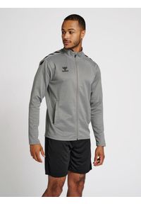 Bluza sportowa dla dorosłych Hummel Core XK Poly Zip Sweat. Kolor: szary