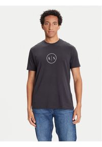 Armani Exchange T-Shirt XM001853 AF10356 UB101 Granatowy Regular Fit. Kolor: niebieski. Materiał: bawełna