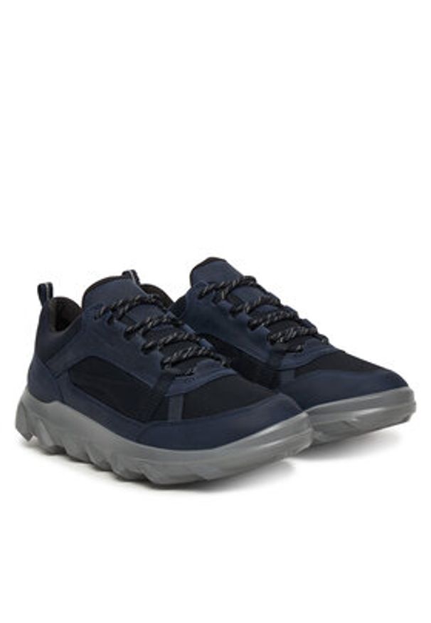 ecco - ECCO Sneakersy Mx M 82032451117 Granatowy. Kolor: niebieski. Materiał: materiał