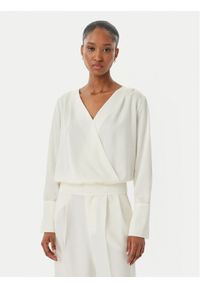 Rinascimento Bluzka CFC0122613003 Écru Regular Fit. Kolor: kremowy. Materiał: syntetyk #1