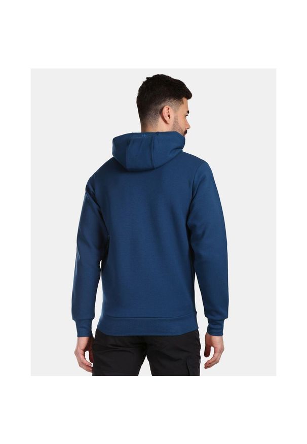 Bluza z kapturem Kilpi Avila. Typ kołnierza: kaptur. Kolor: niebieski. Materiał: bawełna