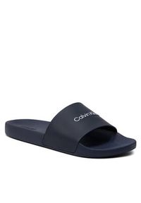 Calvin Klein Jeans Klapki Pool Slide HM0HM00455 Granatowy. Kolor: niebieski #5