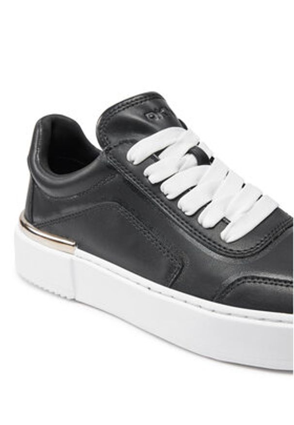 DKNY Sneakersy K3491306 Czarny. Kolor: czarny. Materiał: skóra