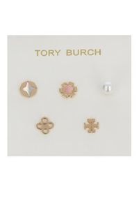 Tory Burch Zestaw 5 kolczyków 157220 Złoty. Materiał: złote. Kolor: złoty