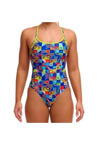Strój kąpielowy jednoczęściowy FUNKITA Bored Games - Diamond Back. Kolor: wielokolorowy #1