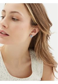 Guess Kolczyki JUBE05 020JW Srebrny. Materiał: metalowe. Kolor: srebrny #4