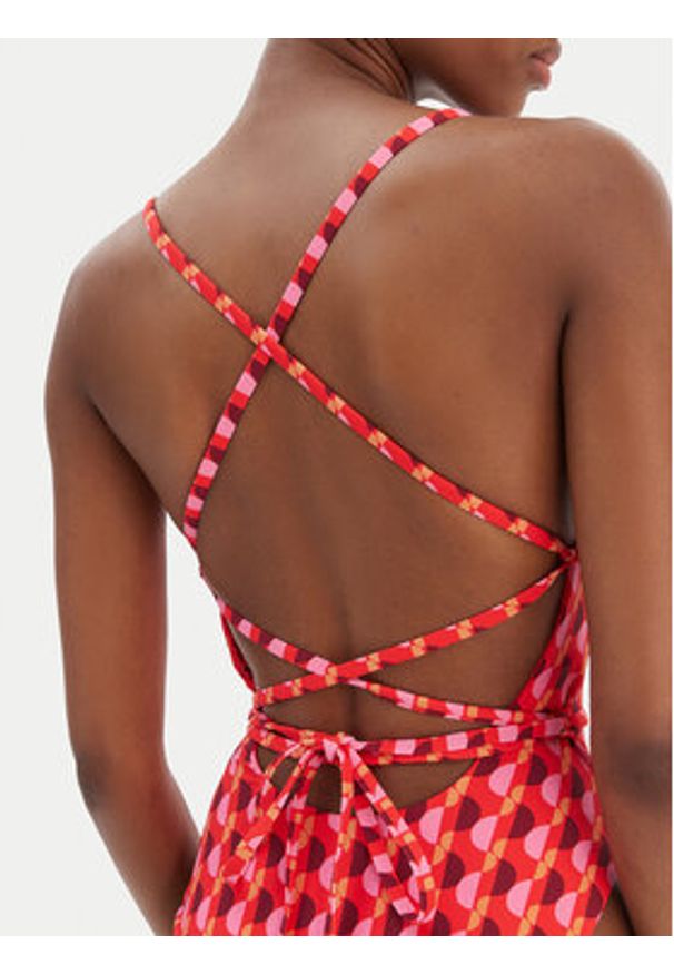 Seafolly Strój kąpielowy Sorrento 11201-277 Różowy. Kolor: różowy. Materiał: syntetyk