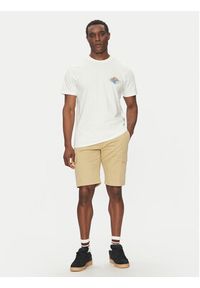 Quiksilver T-Shirt EQYZT08038 Écru Regular Fit. Materiał: bawełna #4