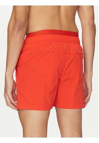 Calvin Klein Swimwear Szorty kąpielowe KM0KM01104 Czerwony Regular Fit. Kolor: czerwony. Materiał: syntetyk #3