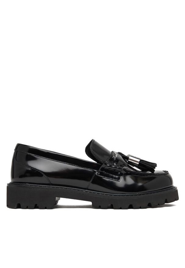 Karl Lagerfeld - KARL LAGERFELD Loafersy Lowell KL42225 Czarny. Kolor: czarny. Materiał: lakier, skóra