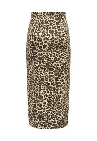 JDY Spódnica ołówkowa Ivy 15347463 Brązowy Slim Fit. Kolor: brązowy. Materiał: syntetyk, bawełna #8