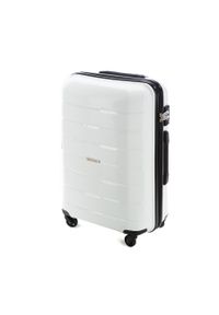 Wittchen - Zestaw walizek z polipropylenu żłobionych. Kolor: biały. Materiał: guma #6