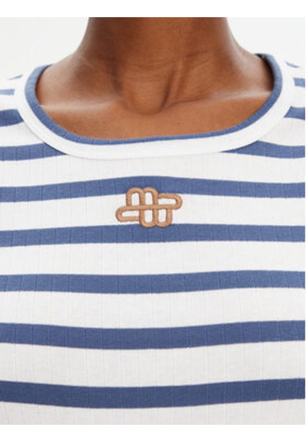 Munthe Bluzka Pote 252110225264 Niebieski Regular Fit. Kolor: niebieski. Materiał: bawełna