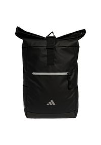 Adidas - Plecak Ultramodern Back-to-University Rolltop. Kolor: wielokolorowy, czarny, biały. Materiał: materiał. Wzór: gładki