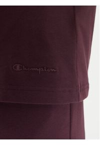 Champion T-Shirt 220425 Fioletowy Regular Fit. Kolor: fioletowy. Materiał: bawełna