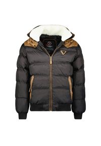 CANADIAN PEAK - Kurtka turystyczna męska Canadian Peak Baril. Kolor: czarny. Materiał: poliester. Sezon: zima. Sport: turystyka piesza #1