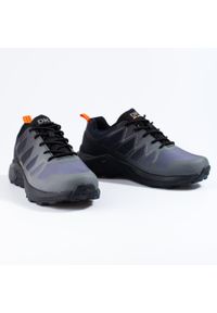 Szare buty trekkingowe męskie DK Softshell. Kolor: szary. Materiał: softshell #5