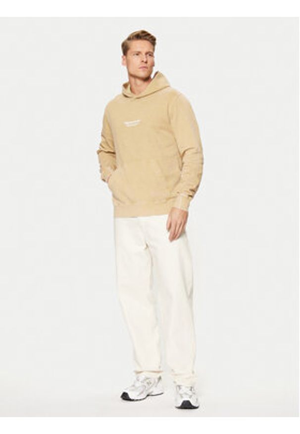 Jack & Jones - Jack&Jones Bluza Vesterbro 12267037 Beżowy Relaxed Fit. Kolor: beżowy. Materiał: bawełna