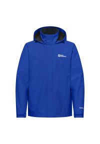 Kurtka uniwersalna męska Jack Wolfskin Trailtime. Typ kołnierza: kaptur. Kolor: niebieski. Materiał: syntetyk