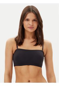 Hunkemöller Biustonosz top Smooth 206769 Czarny. Kolor: czarny. Materiał: syntetyk