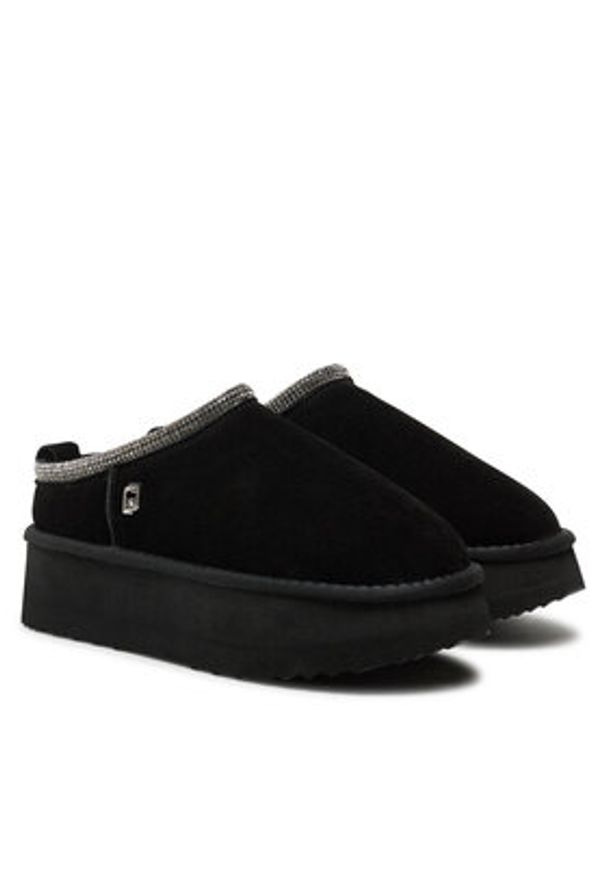 Liu Jo Klapki Jane 02 SF4239 PX002 Czarny. Kolor: czarny. Materiał: zamsz, skóra