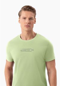 Volcano - T-shirt z bawełny T-QUARTZ. Okazja: na co dzień. Kolekcja: plus size. Materiał: bawełna. Długość rękawa: krótki rękaw. Długość: krótkie. Wzór: nadruk. Styl: casual, klasyczny #1