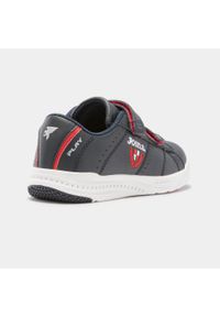 Buty sportowe Sneakersy chłopięce, Joma W.Play Jr 21 WPLAYW. Zapięcie: rzepy. Kolor: czerwony, niebieski, wielokolorowy. Materiał: materiał, skóra, syntetyk. Szerokość cholewki: normalna. Sport: turystyka piesza