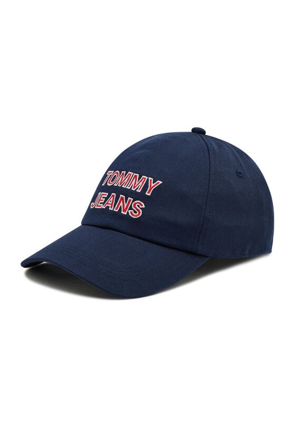 Tommy Jeans Czapka z daszkiem Graphic Cap AW0AW10191 Granatowy. Kolor: niebieski. Materiał: materiał