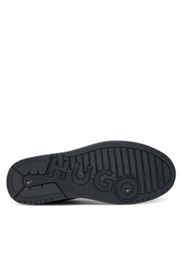 Hugo - HUGO Sneakersy Hadrian 50536201 Czarny. Kolor: czarny. Materiał: skóra