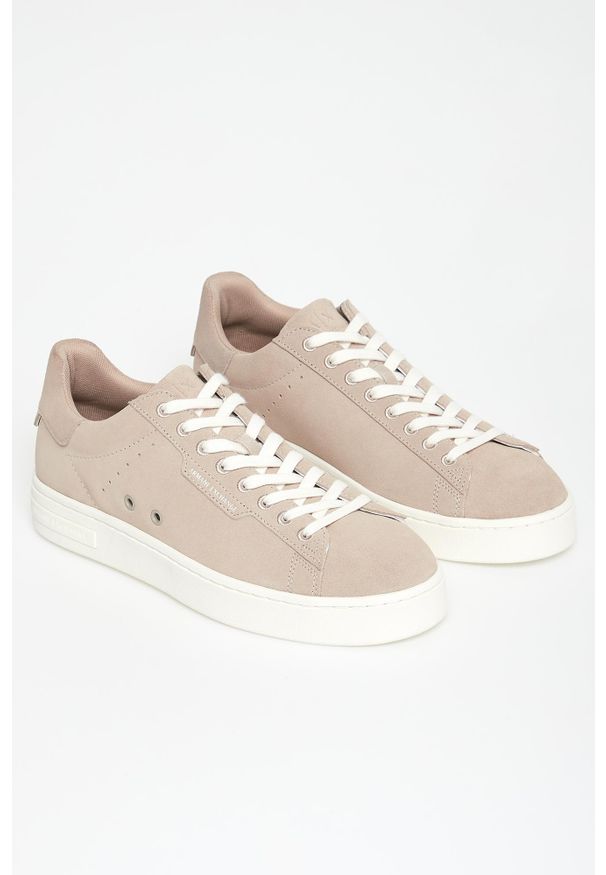 Armani Exchange - Sneakersy męskie zamszowe ARMANI EXCHANGE. Materiał: zamsz