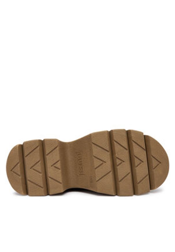 Guess Klapki FLFBRI ESU06 Beżowy. Kolor: beżowy. Materiał: zamsz, skóra