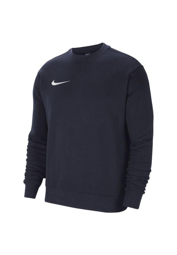 Nike - Bluza Dziecięca Polar Dekolt W Szpic Park 20. Kolor: niebieski. Materiał: polar