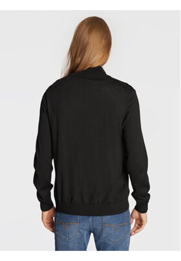 JOOP! Kardigan 17 Jk-06Davis 30032605 Czarny Regular Fit. Kolor: czarny. Materiał: wełna