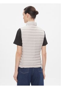 Calvin Klein Kamizelka Packable Super Lw Padded Vest K20K206325 Beżowy Slim Fit. Kolor: beżowy. Materiał: syntetyk